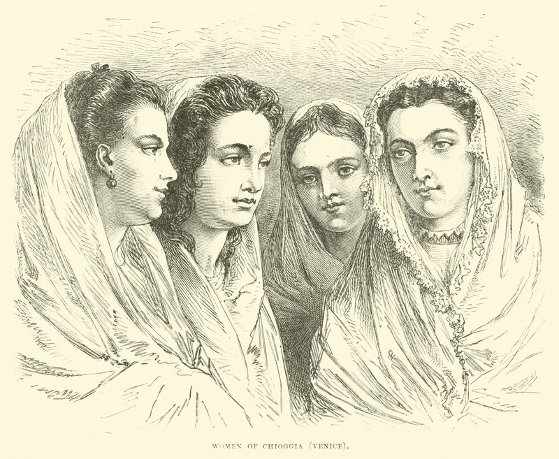 Vrouwen van Chioggia, Venetië door English School