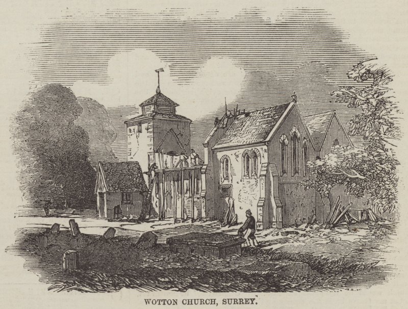 Wotton Church, Surrey door English School