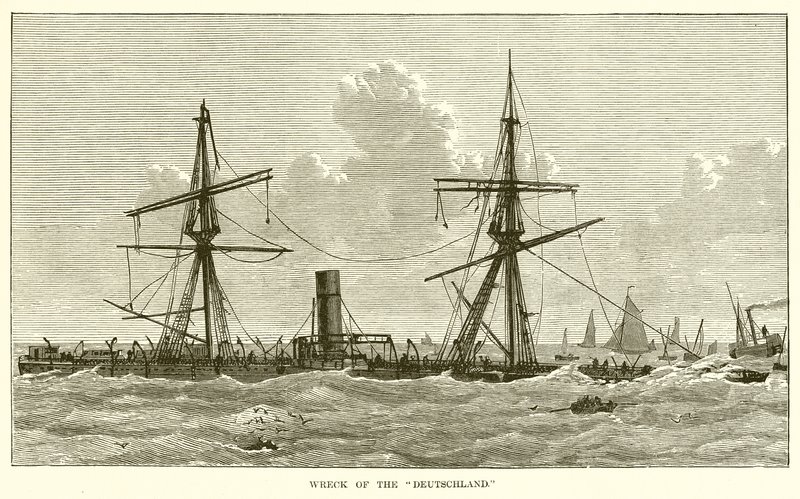 Wrak van de Deutschland door English School