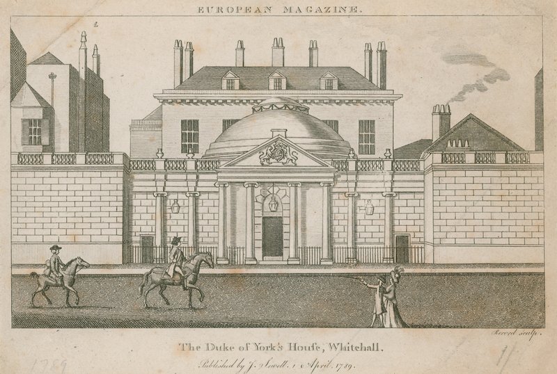 York House, Whitehall door English School