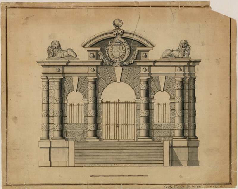 York Stairs door Inigo Jones, c 1626 door English School