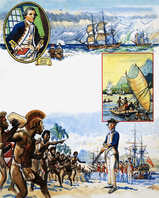 Scrapbook van de Britse zeeman: Ontdekkingsreizen door Eric Parker