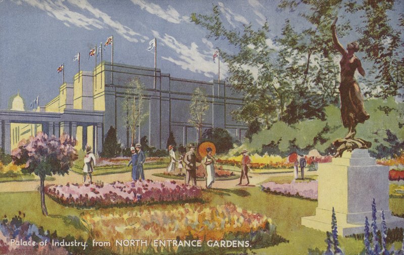 Paleis van Industrie, British Empire Exhibition, Wembley, 1924 door Ernest Coffin