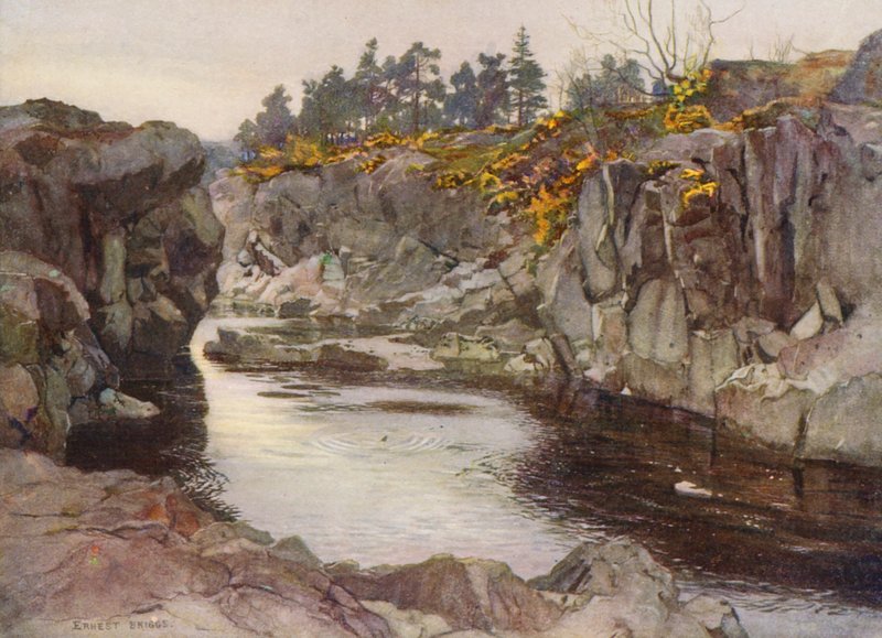 De kloof onder de Linn door Ernest Edward Briggs