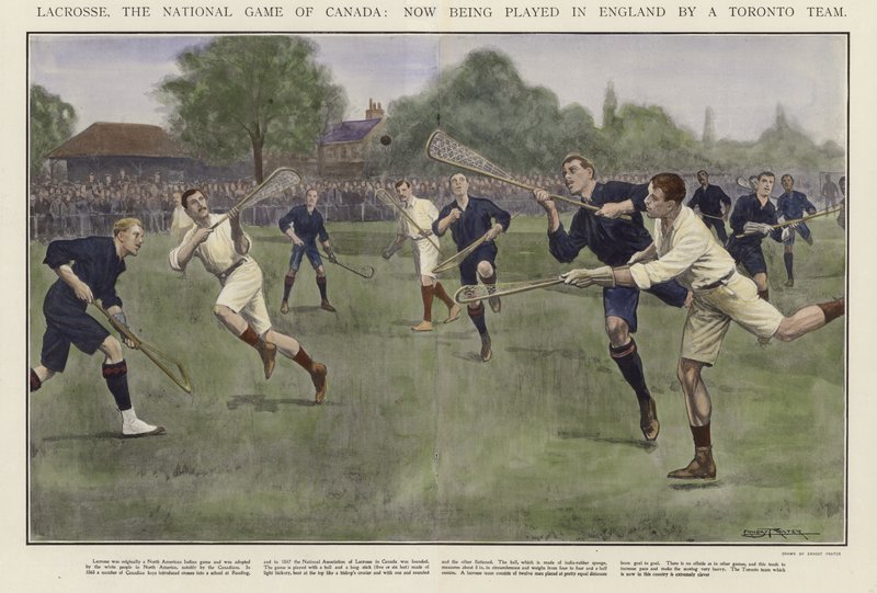 Lacrosse door Ernest Prater