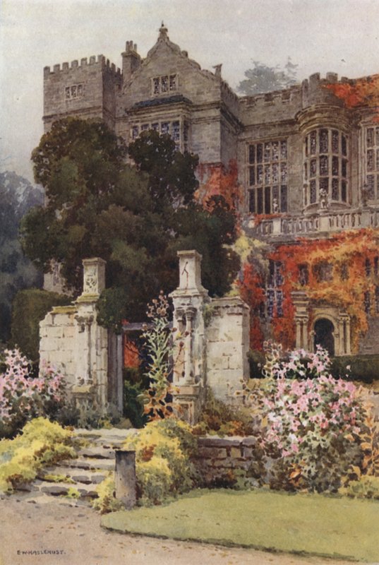 Fountains Hall door Ernest William Haslehust