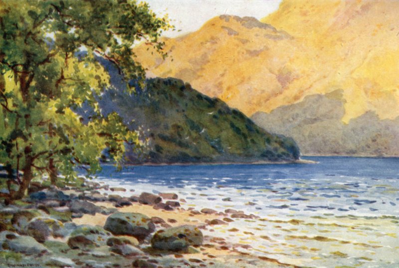 Inverbeg: Aan Loch Lomond, Tegenover Rowardennan door Ernest William Haslehust