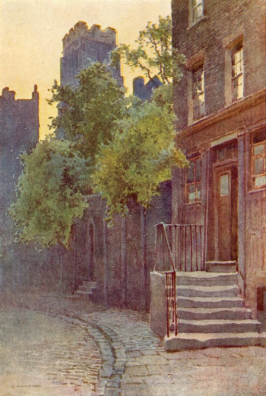 Oude Kazerneyard, Belgravia door Ernest William Haslehust