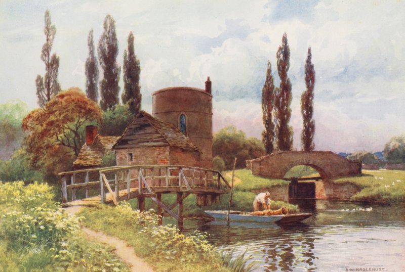 Rivier de Theems: Inglesham Round House door Ernest William Haslehust