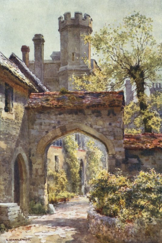 Winchester College: De Buitenpoort van "Arcadia" door Ernest William Haslehust
