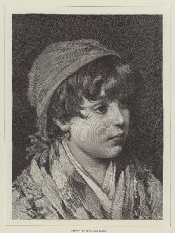 Bianca door Eugen von Blaas