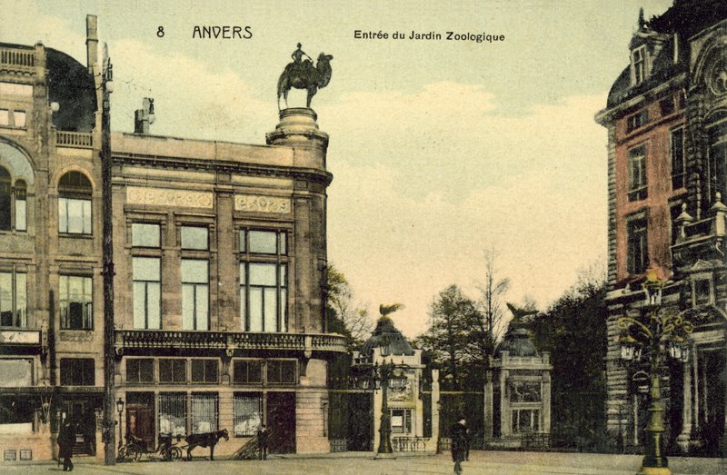 Antwerpen, Ingang van de Dierentuin door European Photographer