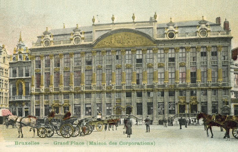 Brussel, Grote Markt, Huis van de Corporaties door European Photographer