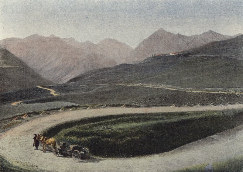 Goudaour, Militaire Route van Georgië door European Photographer