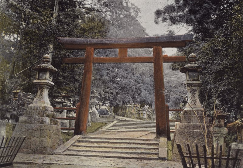 Tori van een Shinto-tempel door European Photographer