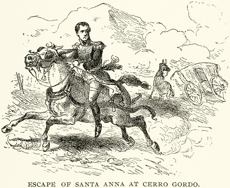 Ontsnapping van Santa Anna bij Cerro Gordo door European School