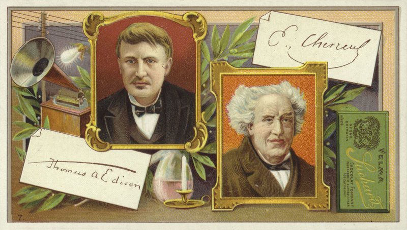 Thomas Edison en Eugene Chevreul door European School