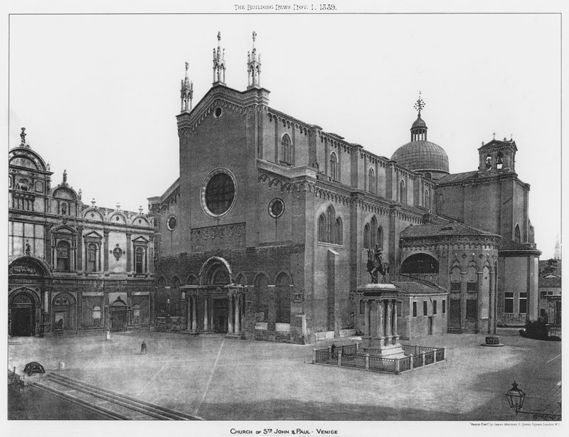 Kerk van Sts Johannes en Paulus, Venetië door European Photographer