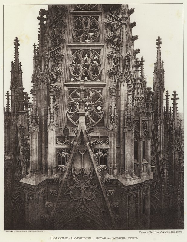 Dom van Keulen, detail van westelijke torenspitsen door European Photographer