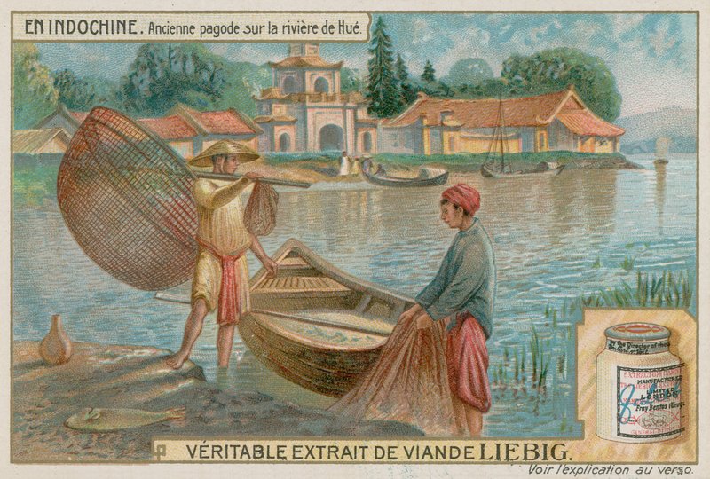 Oude pagode aan de Parfumrivier in Vietnam door European School