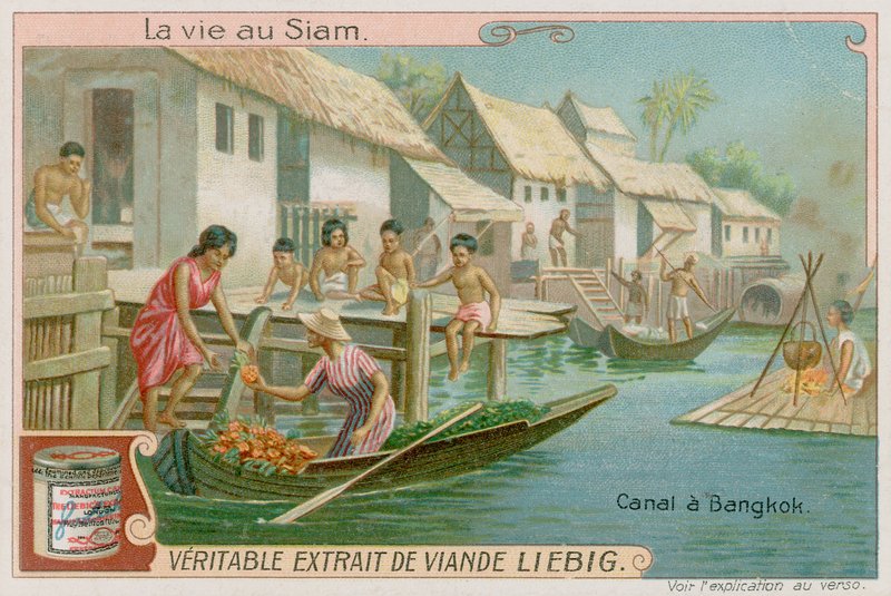 Kanaal in Bangkok door European School