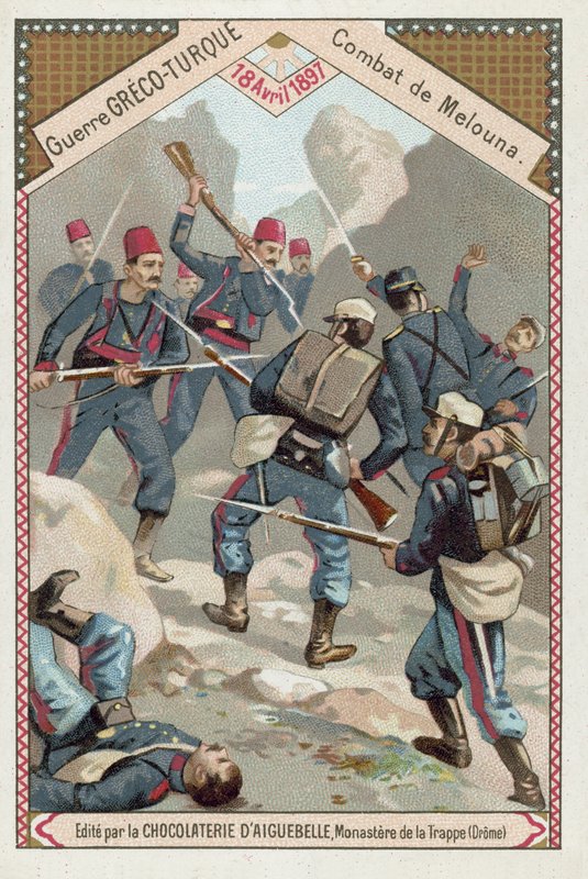 Slag bij Melouna, Grieks-Turkse Oorlog, 18 april 1897 door European School