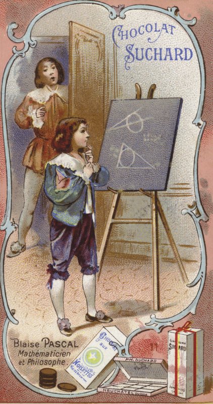 Blaise Pascal, Franse natuurkundige en wiskundige, als kind door European School