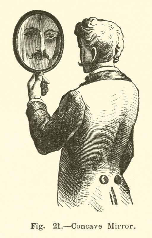 Holle Spiegel (gravure) door European School