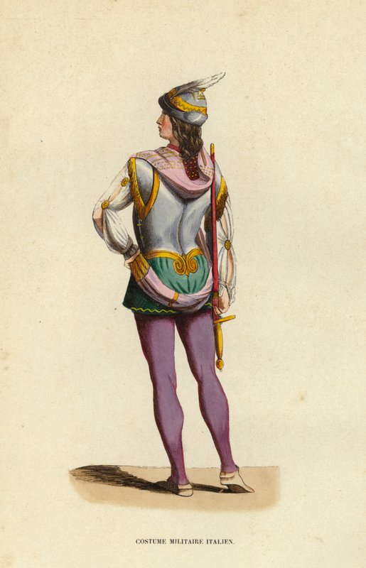 Italiaans militair kostuum door European School