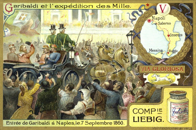 Intocht van Garibaldi in Napels, 7 september 1860 door European School