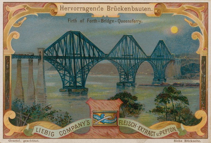 Forth Bridge over de Firth of Forth, Schotland door European School