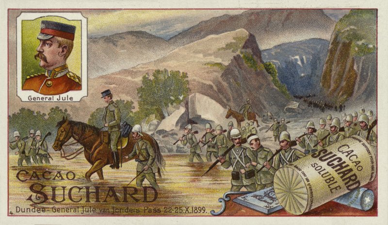 Troepen van generaal Yule bij Jonders Pass, Boerenoorlog, 22-25 oktober 1899 door European School
