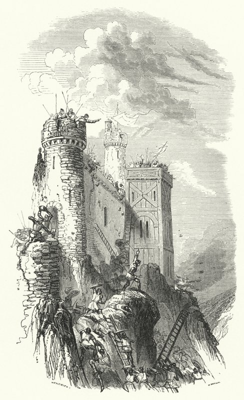 Hendrik de Blinde, graaf van Luxemburg, belegerd het kasteel van Bouillon door European School