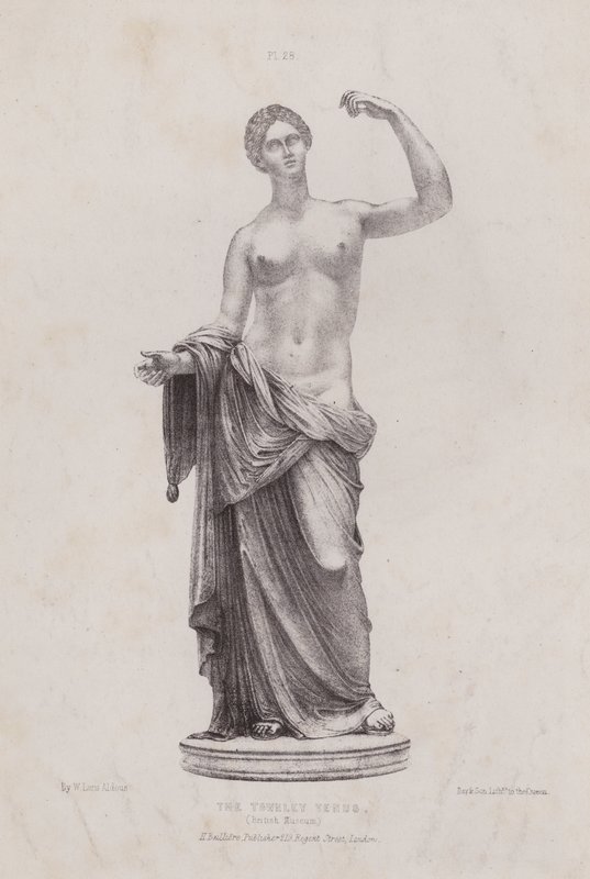 Illustratie voor De Anatomie van de Externe Vormen van de Mens: De Townley Venus, British Museum door European School