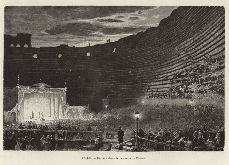Italië - In de ruïnes van de Arena van Verona door European School