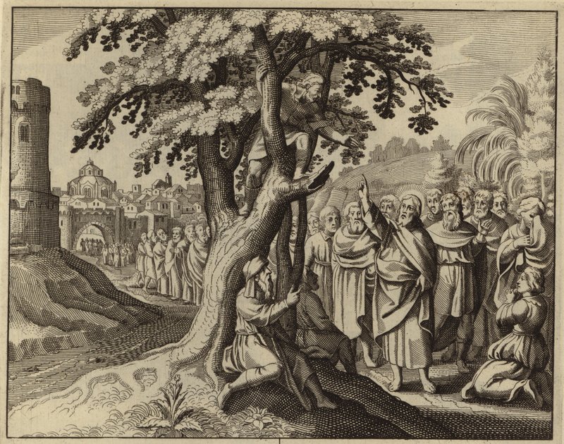 Jezus Christus en Zacheüs de tollenaar door European School