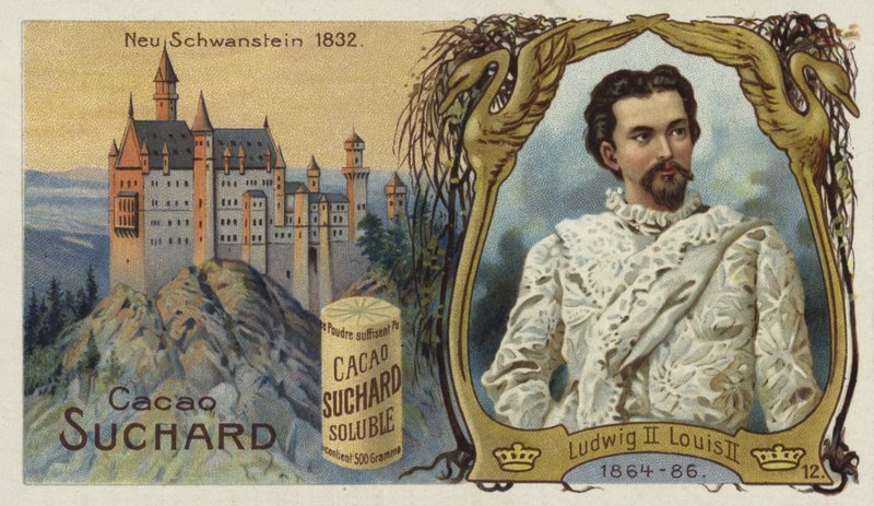 Koning Ludwig II van Beieren en Kasteel Neuschwanstein door European School