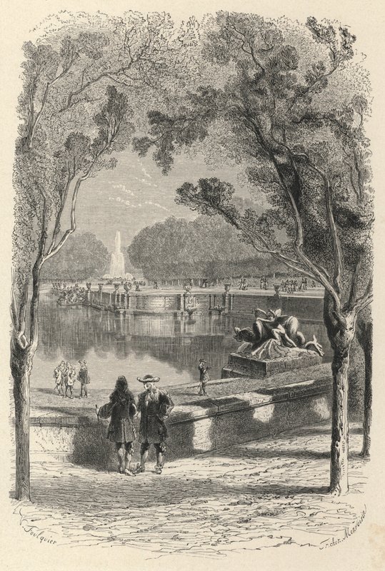 De hoge terrassen in Versailles door European School