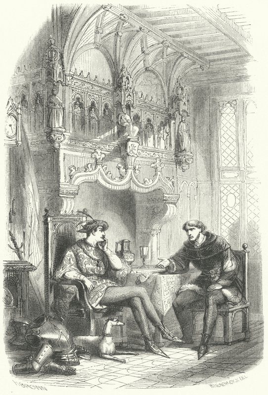 Ontmoeting tussen de Vlaamse staatsman Jacob van Artevelde en koning Edward III van Engeland door European School