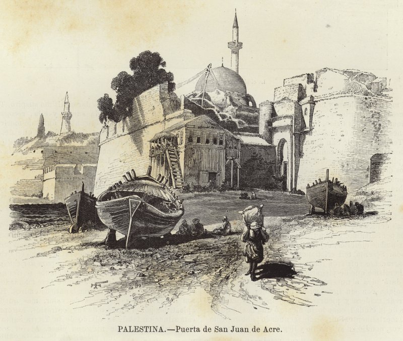 Palestina, Poort van Sint-Jan van Akko door European School