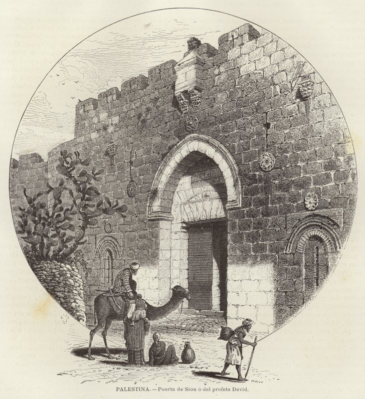 Palestina, Sionpoort of de profeet David door European School