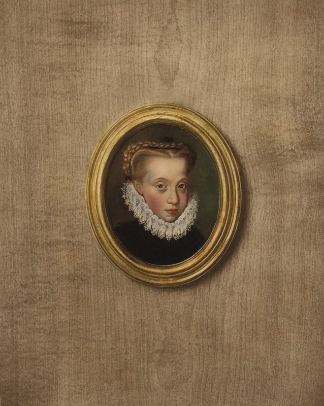 Portret van een jonge prinses door European School