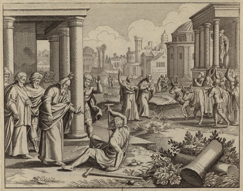 St. Paulus geneest een man die kreupel was en nooit had gelopen door European School