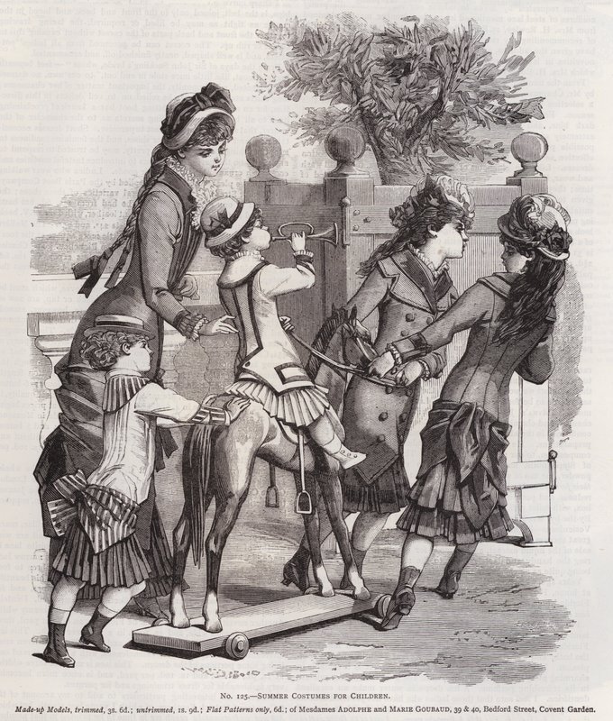Zomerkostuums voor Kinderen (gravure) door European School
