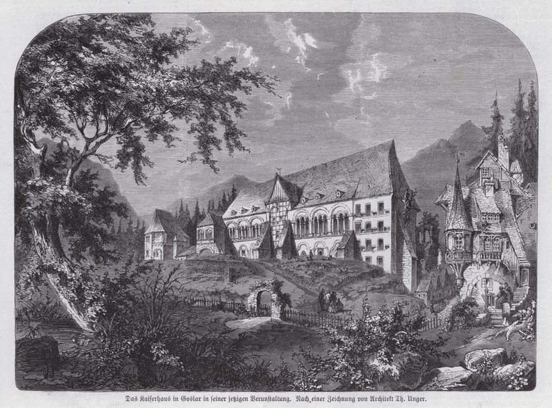 Het Kaiserhaus, keizerlijk paleis in Goslar, Duitsland door European School