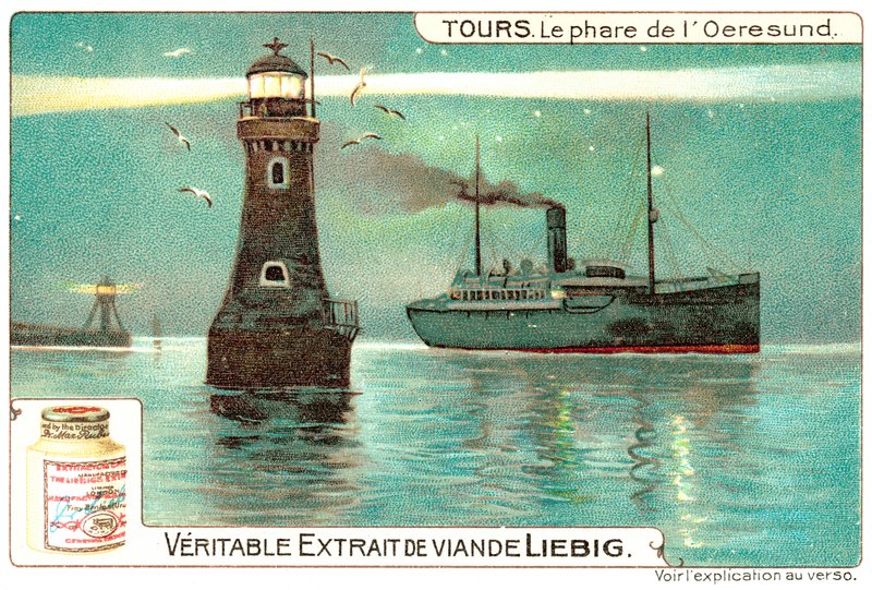 De vuurtoren van Oresund, tussen Denemarken en Zweden door European School