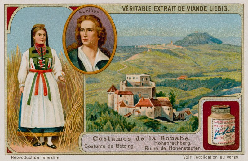 De kleding van Betzing, Friedrich Schiller en Hohenstaufen Kasteel door European School