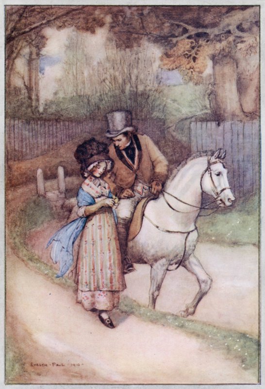 Illustratie voor Cranford door Mrs Gaskell door Evelyn Paul