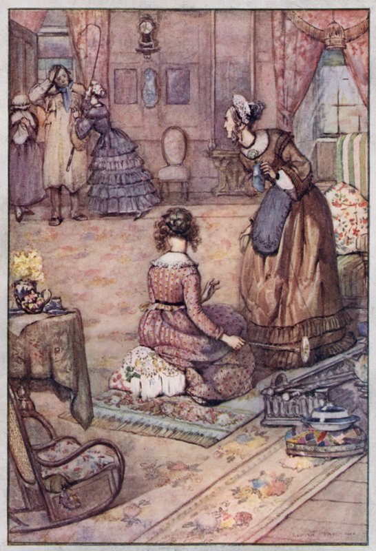Illustratie voor Cranford door Mrs Gaskell door Evelyn Paul