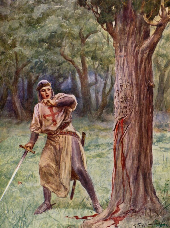 La Gerusalemme Liberata door Torquato Tasso: Canto XIII, stanza 41 door Fabio Fabbi